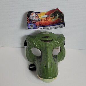 Jurassic World Tyrannosaurus Rex Mask Raptor Dinosaur Park Costume NWT